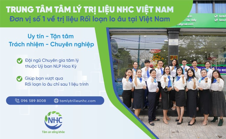 NHC Việt Nam là đơn vị số 1 trong điều trị rối loạn lo âu tại Việt Nam